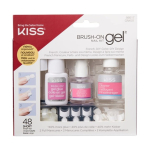 Kiss My Face Brush-On Gel Nail Kit komplekt