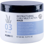 Puring 03 Rehab Restructuring Curly Multi Action Mask - Intenzivn&iacute; hydratačn&iacute; maska pro kudrnat&eacute;, vlnit&eacute; a krepat&eacute; vlasy 500 ml