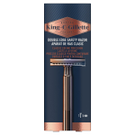 Gillette King Double Edge Safety Razor - Shaver + 5 spare blades