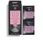 Apivita Express Beauty Gentle Cleansing Face Mask with Pink Clay 2 x 8 ml