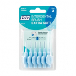 TePe Interdental Brush Extra Soft (0.6 mm blue ) - Very fine interdental brushes 6 tk
