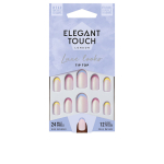 Elegant Touch LUXE LOOKS nails with glue oval limited ed #tip top 24 tk