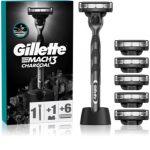 Gillette Mach3 Charcoal - razor + 6 replacement heads