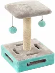 Flamingo SCRATCHING TREE CYA 1 TURQUOISE/GREY 28x28x39CM