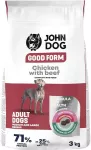 JOHN DOG Good Form Medium and large breeds Chicken with beef - dry dog food - 3kg