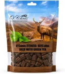 O'Canis Fitness-Bits Plus Venison with green tea Mono - dog treat - 200g
