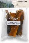 Koerust&uuml;kk kuivatatud veise peanahk 15cm koerale 100g