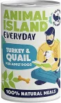 ANIMAL ISLAND Everyday Turkey and quail - wet dog food - 400g