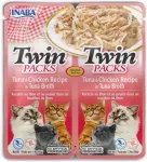 INABA CAT Twin Tuna with Chicken in Broth &ndash; cat treat &ndash; 2x40g