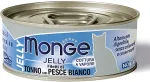 Monge Jelly Tuna Flakes with Seabream Adult 80 g