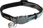 Rogz Kassi kaelarihm Nightcat must Paws 11mm-3/8