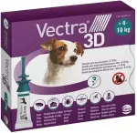 Ceva Vectra 3D (4-10kg) - anti-parasite drops for dogs - 3 x 1ml