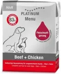 PLATINUM Menu Beef+Chicken 185g
