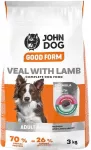 JOHN DOG Good Form Medium an large breeds Veal with lamb - dry dog food - 3kg