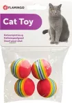 Flamingo cat toy RAINBOW SOFTBALLS 4gab.