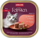 Animonda Vom Feinsten Adult P&acirc;t&eacute; Chicken and hearts - wet cat food - 85g