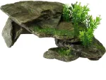 Aqua Della Akvaariumi dekor Stone with Plants 28,5x16,5x10,5cm grey