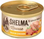 SHELMA mousse konserv kana,j&otilde;hvika ja t&uuml;&uuml;mianiga 12x85g