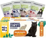 ANIMAL ISLAND Everyday Fillets in broth Box - wet cat food - 40x85g