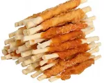 Hilton Chicken wrap valge rawhide stick - Dog treat - 500 g