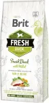 Brit Fresh - Dog - Adult - Duck & Millet - Run & Work - 12kg (VIGASTATUD PAKEND!)