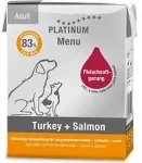 PLATINUM Menu Turkey+Salmon 90g