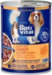 OptiVital Chunks with turkey and carrots in gravy - wet dog food - 415g