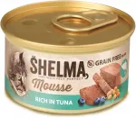 SHELMA mousse konserv tuunikala,mustika ja astelpajuga 12x85g