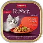 Animonda Vom Feinsten Kitten in Sauce Chicken and veal - wet cat food - 85g