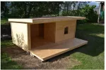 Inpuit koerakuut MAX 2 - soojustamata - terrassiga - 230 x 110 x 90 cm