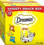 Dreamies Variety Snack Box - cat treats - 12x60 g