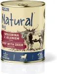 NATURAL Beef with venison and pumpkin - wet dog food - 800g