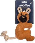 WOOFFEE M&auml;nguasi Koerale - Nahast Karu 15cm