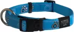 Rogz Kaelarihm Fancy Dress XL 25mm Armed Response, Turquoise Paw muster