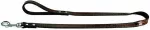 Hunter Leather leash Kroko 13/110 brown/black