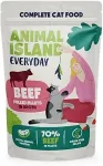 ANIMAL ISLAND Everyday Beef pulled fillets in broth - wet cat food - 85g