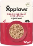 APPLAWS - Cat - Chicken & Beef - in Jelly - 70g | kana ja veiseliha želees (Parim enne 02.10.26)
