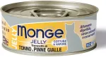 Monge Jelly Yellowfin Tuna Flakes Adult 80 g