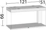 Juwel Akvaarium Rio LED 350 L hele puit