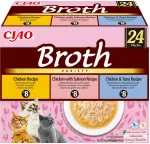 INABA Ciao Broth with chicken, salmon and tuna - cat treats - 24x40g