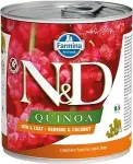 Farmina N&D QUINOA - Skin & Coat - Herring & Coconut - Dog - 285g | t&auml;iss&ouml;&ouml;t-dieettoode t&auml;iskasvanud koertele