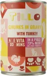 Tillo Chunks in gravy Turkey - wet cat food - 415g