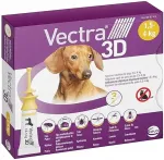 Ceva Vectra 3D (1,5-4kg) - anti-parasite drops for dogs - 3 x 0,8ml