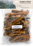 Koerust&uuml;kk kuivatatud veise peanahk 15cm koerale 1kg
