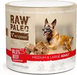 VetExpert Raw Paleo Olympic Beef Medium Large Mono - dog treat - 90g