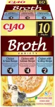 INABA Ciao Broth with chicken, salmon, tuna and scallop - cat treats - 10x40g