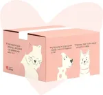 ANIMAL ISLAND Love Box Fillets in Broth Box + Toy - wet cat food - 48x85g