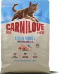 CARNILOVE Cat True Fresh Sterilised Fish & Turkey 2 kg