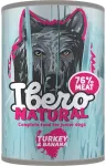 Ibero Natural Junior 70% lihaga konserv, kalkun ja banaan 400g