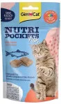 GimCat Nutri pockets Salmon - cat treats - 60g